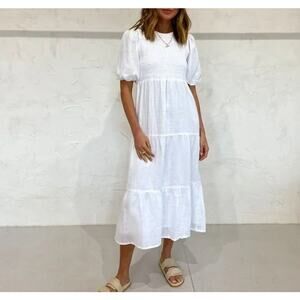 Faithfull the Brand Alberte Midi Dress Size 6 / M